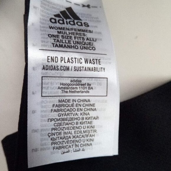 New Adidas  Women's Standard Fairway Golf Visor Black OSFW - Picture 3 of 3